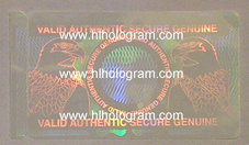 security transparent holographic ID card samples 1